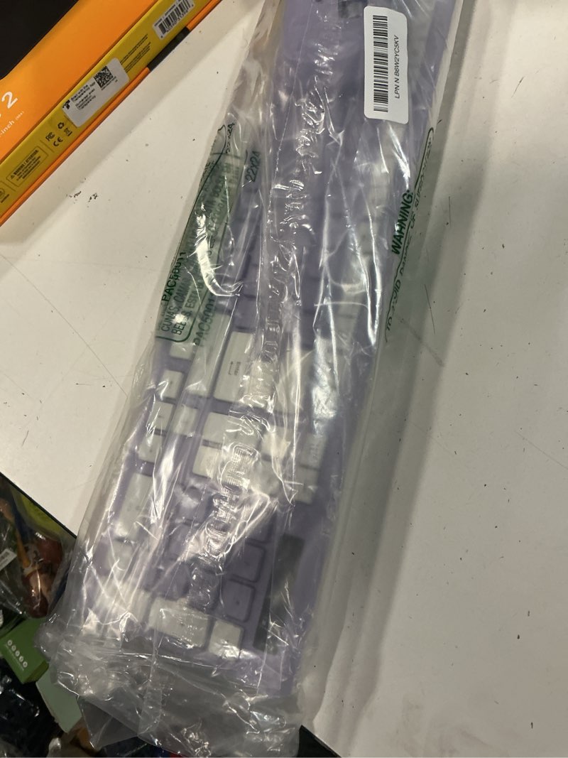 Condition photo showing Good Condition for Wireless Keyboard and Mouse Combo, Full-Sized Wireless Keyboard and Adjustable DPI Mouse, 2.4GHz USB Receiver, Silent Keyboard and Mouse for PC, Windows, MAC, Desktop, Laptop(Purple)