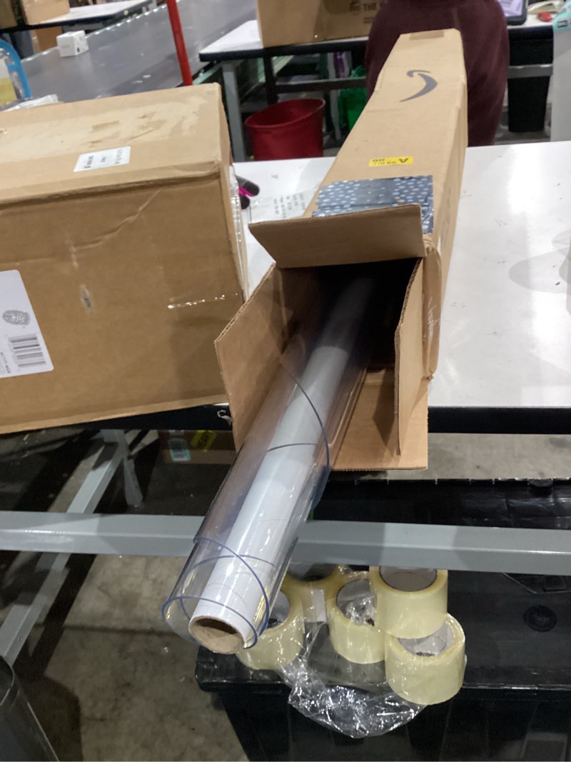 LovePads Round Clear Table Cover Protector 42 Inch, 2mm Thick Table Protector for Dining Room, Water