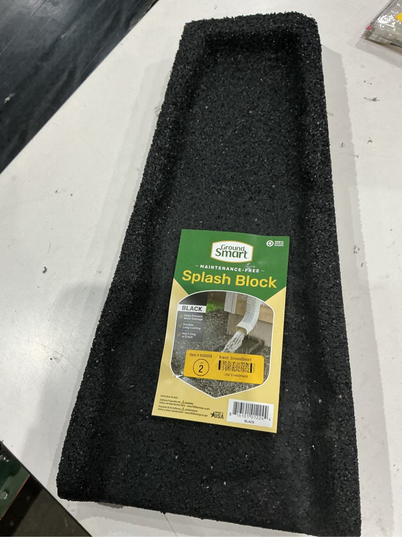 Condition photo showing Good Condition for groundsmart rubber splash block