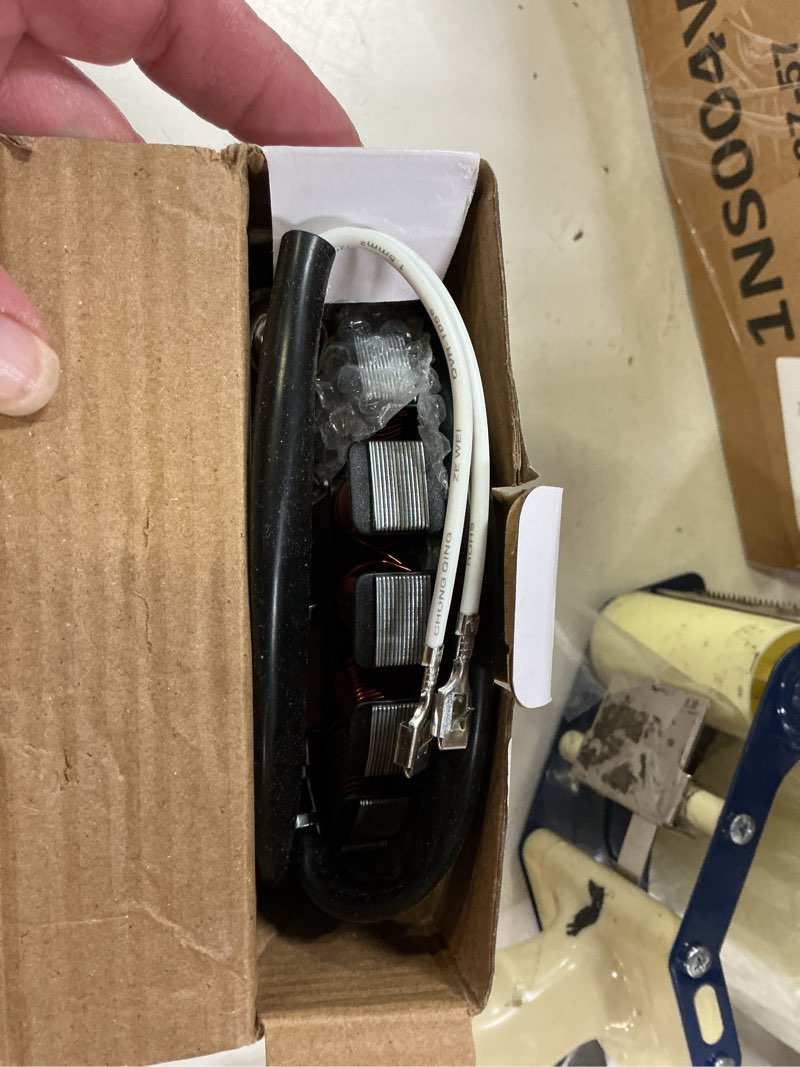 Condition photo showing As Is for 15/20 amp 237878-s stator kit compatible with kohler cv740 cv15 cv460 cv490 cv492 cv493 cv18 ch18 cv25 ch25s cv460s k341 k241 k181 k161 replaces 54-755-09-s with 25 403 03-s rectifier regulator
