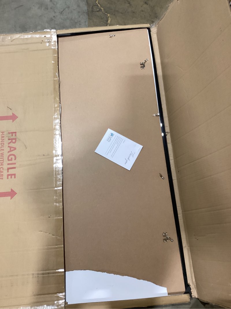 Condition photo showing Good Condition for lavie home 36x48 picture frame for wall display, 36x48 black picture frame with hd plexiglass, 36 x 