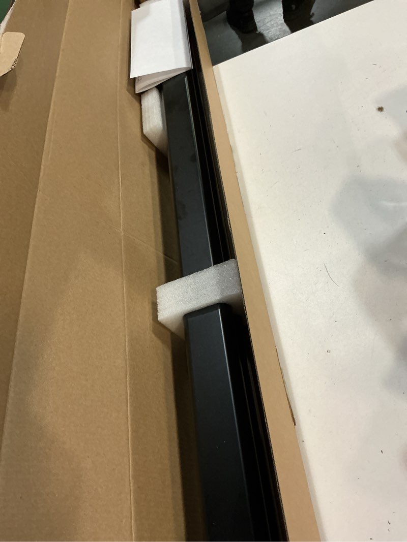 Condition photo showing Good Condition for pipe stair handrail black hand rail for indoor & outdoor steps metal handrail for indoor stairs stair railing with wall return heavy-duty support railing for stairs & porches (6ft)