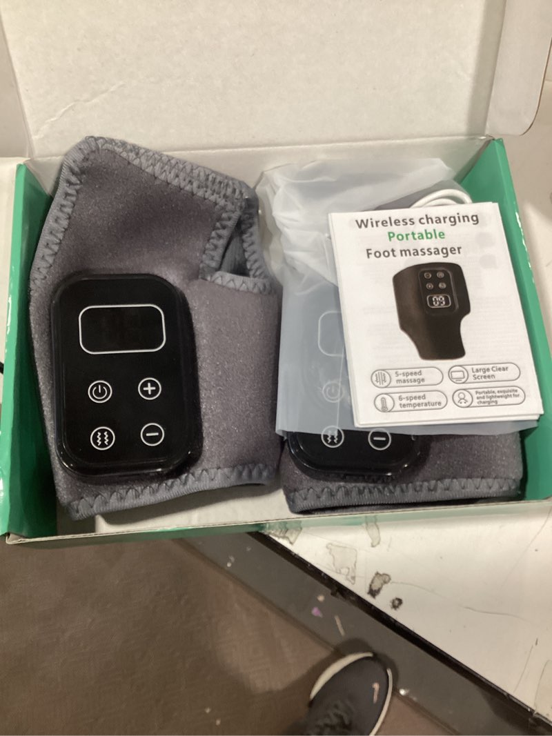 Condition photo showing Good Condition for Similar product Ankle Heating Pad for Pain Cordless, Ankle Massager with Heat for Circulation and Pain, Ankle Heat Wrap, Heated Ankle Wrap for Pain Grey One Size 1.0