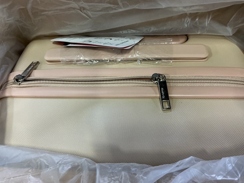 Condition photo showing Good Condition for Hanke 16 Inch Underseat Carry On Luggage with Wheels Hard Shell Mini Small Suitcases Carry On Bag for Airline Approved TSA Luggage Lightweight Travel Suitcase(Cuba Sand) Underseat 16-Inch Cuba Sand