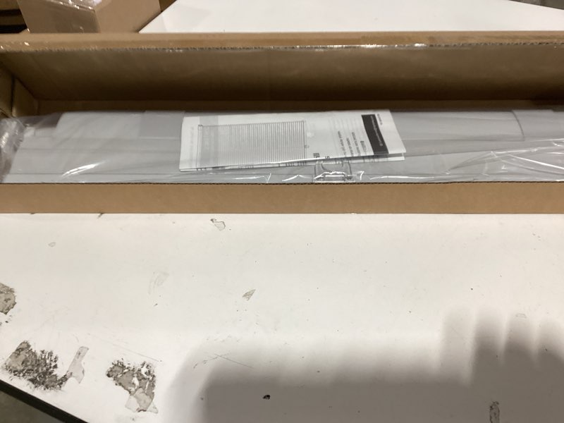 Condition photo showing New/Like New for lazblinds no tools no drill cordless cellular shades, light filtering honeycomb shades for home, thermal insulation blinds for windows, 24" w x 64" h, grey light filtering-grey 24" w x 64" h