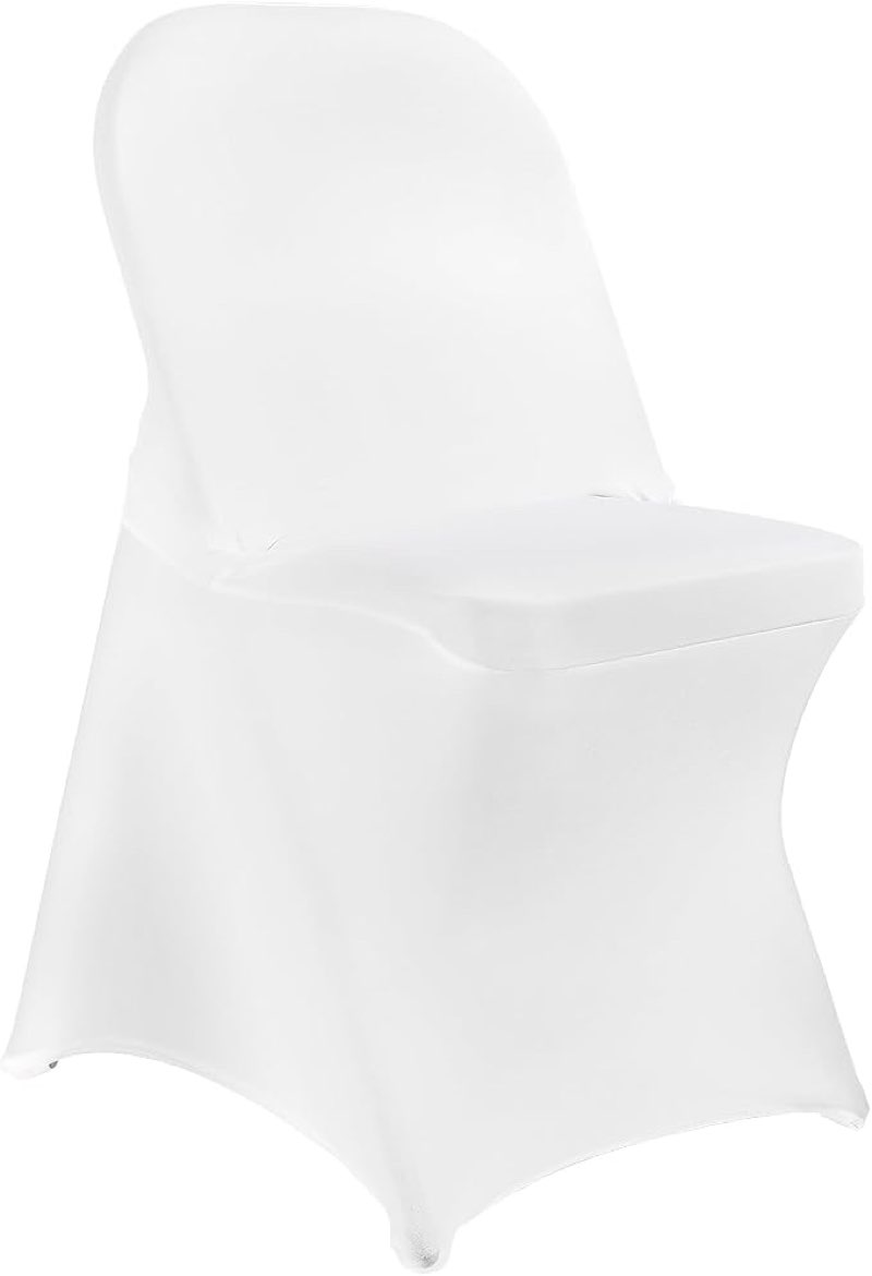 stretch spandex chair covers , folding kitchen chairs cover, universal washable slipcovers protector, removable chair seat covers, for wedding party dining room banquet event
