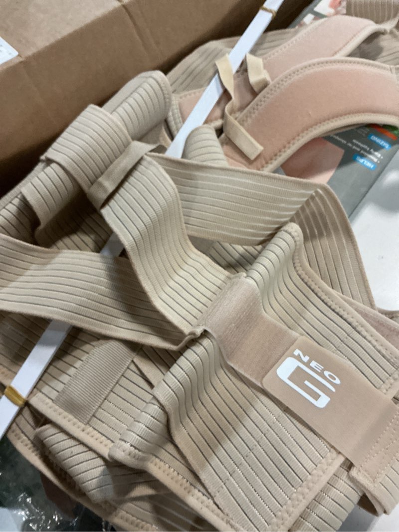 Condition photo showing Good Condition for neo-g dorsolumbar support brace - back support for early kyphosis, rounded shoulders, posture correction, muscular aches, lumbar support - fully adjustable - class 1 medical device - xx-large - long