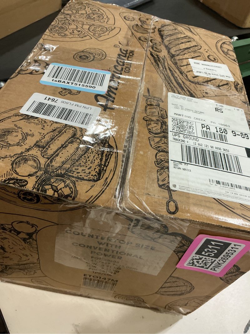 Condition photo showing Good Condition for Elite Gourmet by Maximatic Americana Collection ETO147M Diner 50’s Retro Countertop Toaster oven, Bake, Toast, Fits 8” Pizza, Temperature Control & Adjustable 60-Minute Timer 1000W, 2 Slice, Mint 2 Slice, 10L