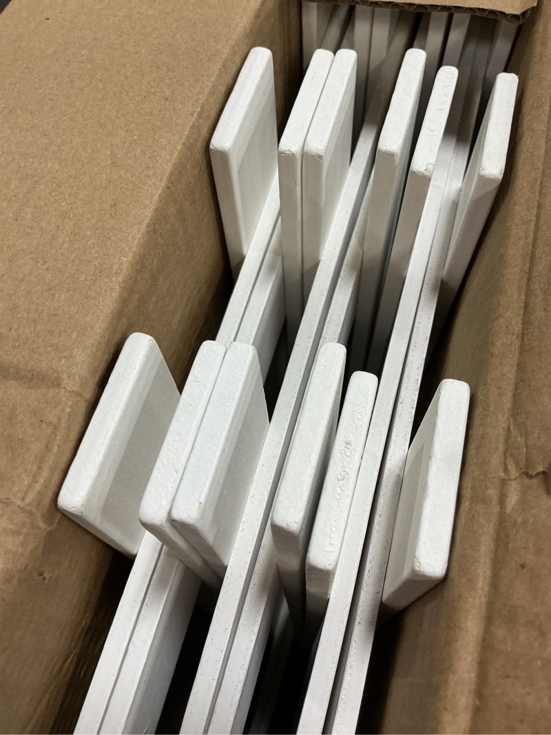 Condition photo showing New/Like New for 6 Pack Wooden Christmas Tree Fence, Extra Height 16” Christmas Tree Gate, White Fence for Cat, Small Dog, Suit for New Year Decoration 6pcs