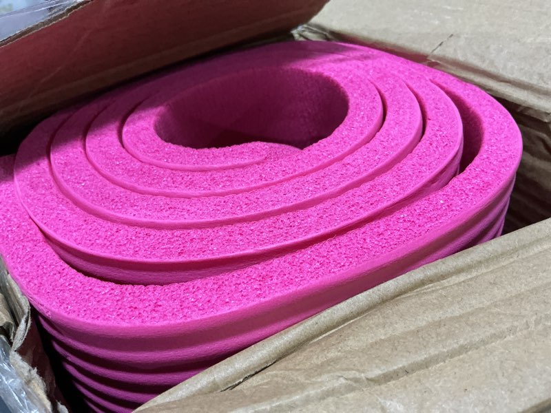 Condition photo showing Good Condition for amazon basics extra thick exercise yoga mat with carrying strap pink 1/2 inch