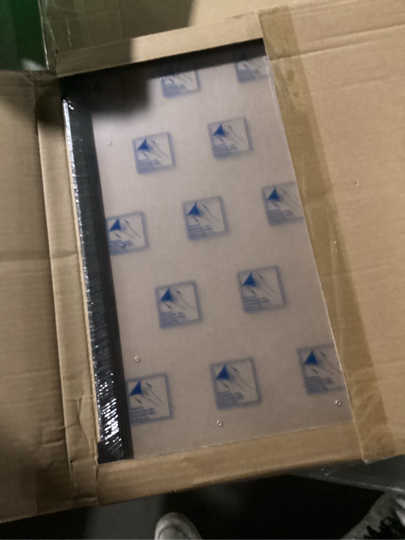 Condition photo showing New/Like New for 8x10 Wood Frames Set Black, Natural Wooden 10x8in Picture Frames, Modern Golden 8 x 10inch Gallery Photo Pic Frame with HD Plexiglass, Horizontal Vertical Wall Mounting Tabletop Display 1Pcs Black 8x10