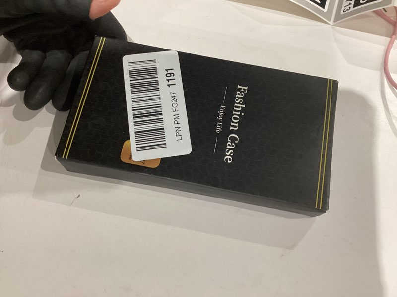 Condition photo showing New/Like New for for Samsung Galaxy Z Fold 5 Case with Card Holder & S Pen Holder & Slide Lens Cover, Built-in Hinge Protection & Screen Protector, Durable Sturdy Phone Cover Case for Galaxy Z Fold 5, Black Black with S Pen Holder