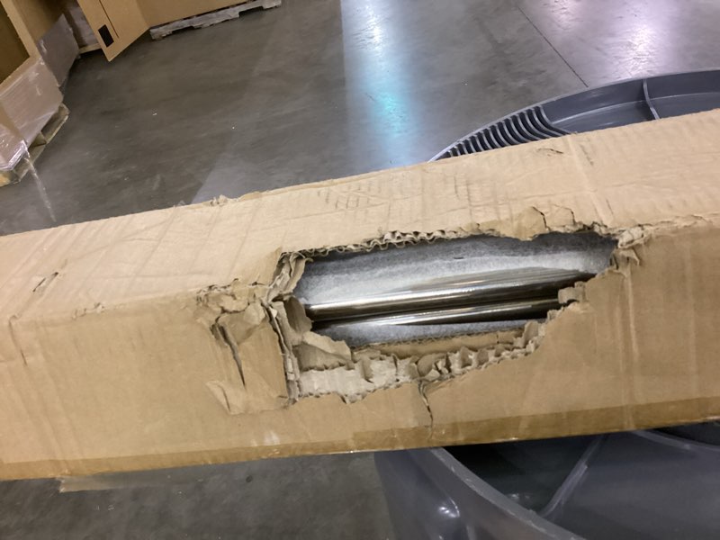 Condition photo showing As Is for funest Drying Rack Clothing, 79 Inches Adjustble & Foldable Laundry Drying Rack, Heavy Duty Stainless Steel Clothes Drying Rack with 20 Hooks, 12 Clips, Suitable for Indoor, Outdoor and Balcony 79"