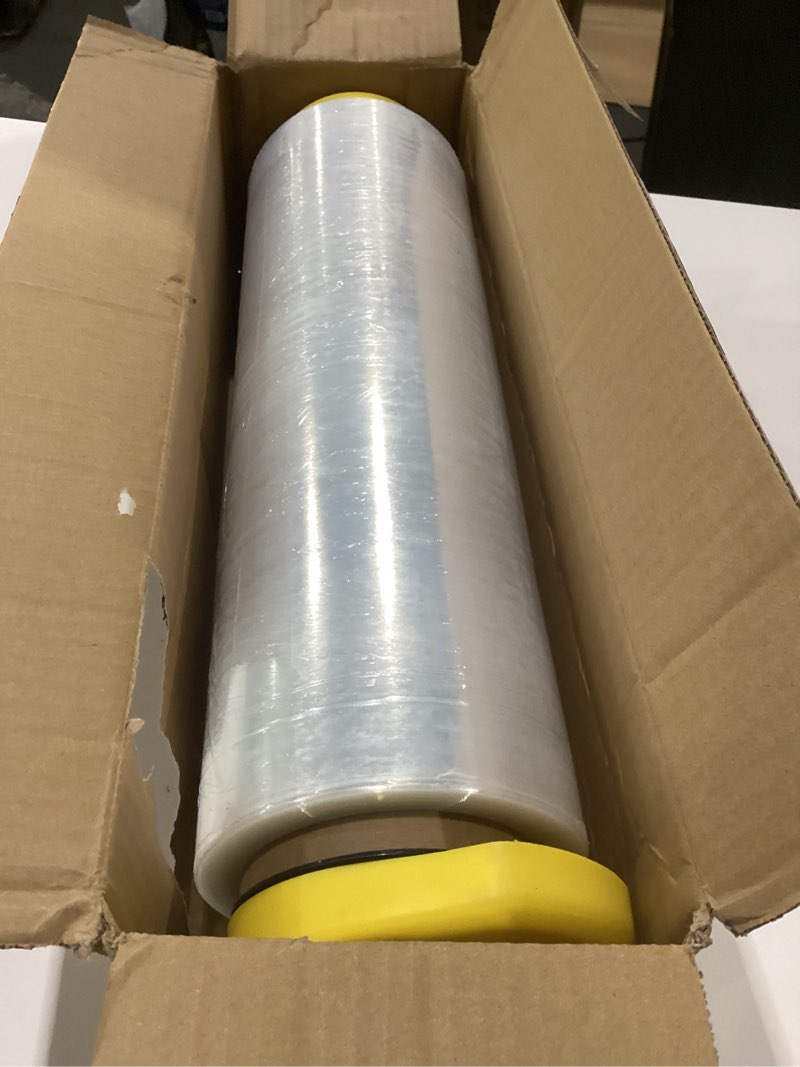 adhes heavy duty shrink wrap roll, 15 inch x 1500 feet, stretch wrap stretch film with handles, 60 g