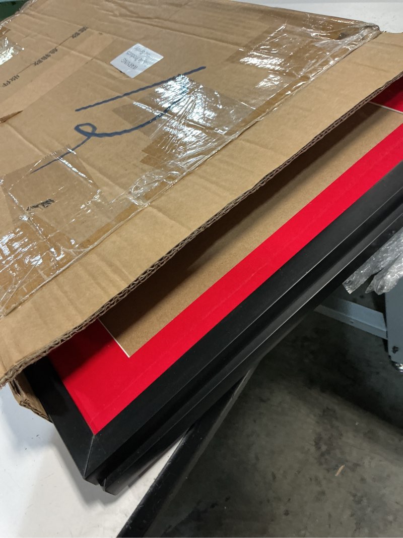 Condition photo showing Good Condition for doublefill 3 pcs 11x22 in newspaper frame with mat assorted media article cover frame with hanging hardware 14x24 in newspaper display poster frame for wall decoration (red mat) red mat 3