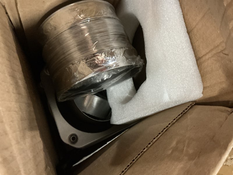 Condition photo showing Good Condition for dv180 magnetic dryer vent coupling connector kit, airtight magnetic quick-connect for 4 inch hose, easy to clean & maintain, includes 2.6ft flexible ducting, 2 clamps and sealing tape