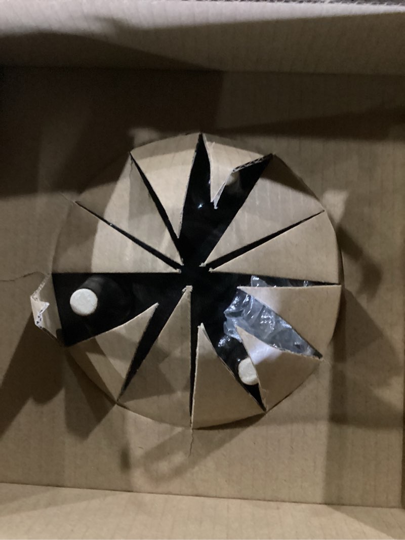 Condition photo showing New/Like New for Wabi Sabi Footed Decorative Bowl, Multi-Purpose Small Ceramic Bowl, Vintage Rustic Boho Shelf Table Decor, Natural Black 6.1" DIA Natural Black