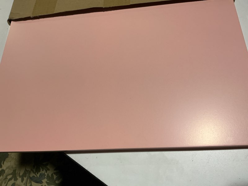 Condition photo showing Good Condition for Maxdot Dog Crate Topper Wood Countertop for 24 Inch Dog Cage, Pink Crate Topper Collapsible Durable Decorative Pet Kennel Top for Pet Cage