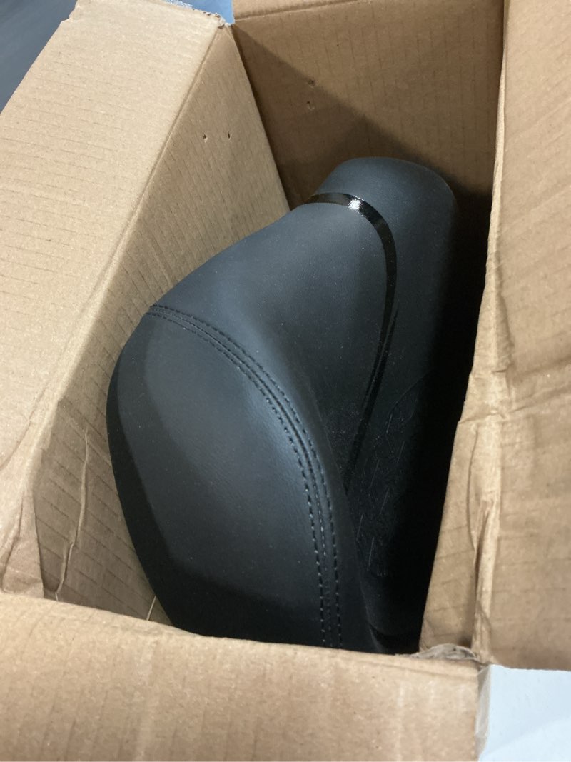 Condition photo showing Good Condition for noseless bike seat cushion for men & women - extra padding & comfort wide bicycle seat, oversized comfortable saddle for peloton bikes, exercise bikes, electric bikes, cruiser bikes noseless-oversized black