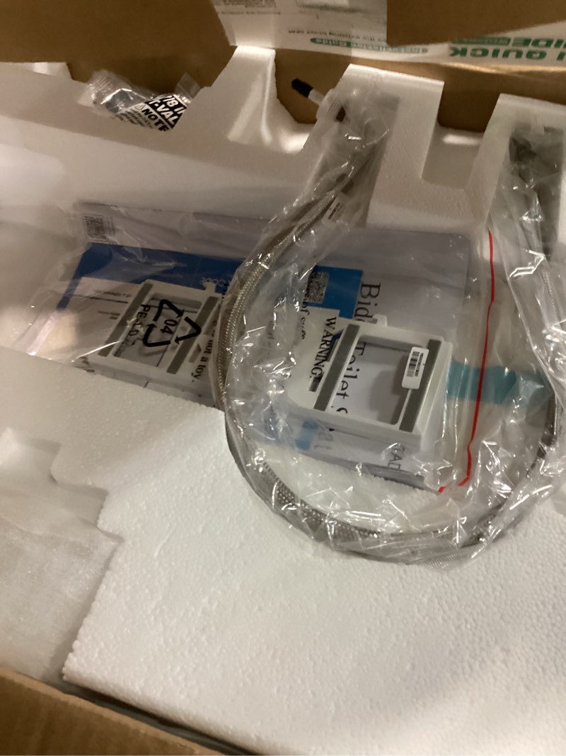 Condition photo showing New/Like New for Tadashi Bidet Toilet Seat Elongated, Heated Toilet Seat, Instant Warm Water & Dryer, Feminine & Rear Wash, Self-Clean Nozzle, Slow Close Lid, Child/ECO/Silent Mode Smart luxury style