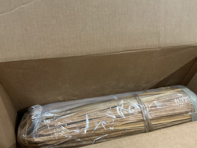 Condition photo showing Good Condition for berlune 16.5ft x 20in thatch roofing mexican tiki hut grass skirting roof artificial palm thatch rolls tiki bar hut duck blind grass palapa roofing for garden patio umbrella fence party decoration