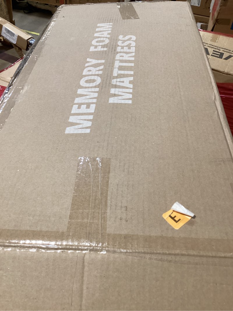 Condition photo showing Good Condition for egohome 10 inch queen mattress, memory foam mattress in a box with cooling green tea gel, relieve pressure with medium firm support, certipur-us certified, 80''l x 60''w, white medium firm 10.0 inches queen (u.s. standard)