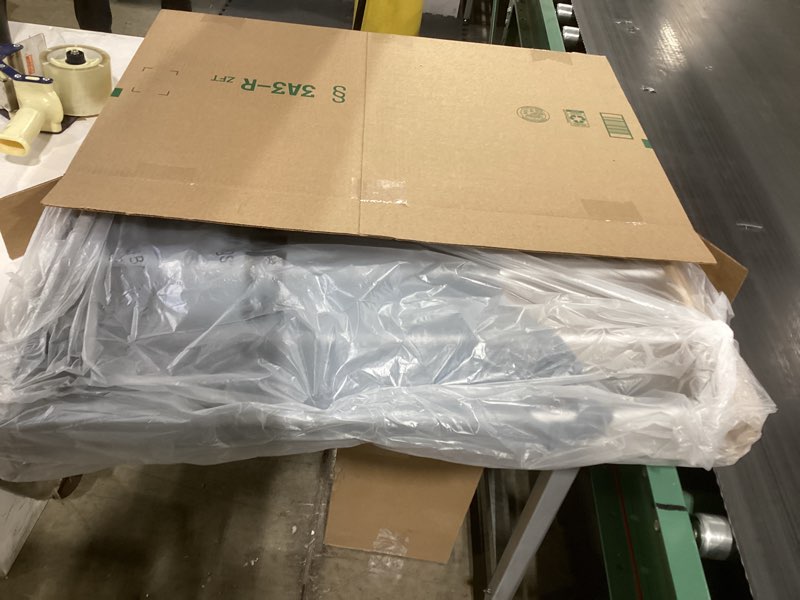 Condition photo showing As Is for Household Essentials 5001 Collapsible Folding Wooden Clothes Drying Rack For Laundry | Pre Assembled Natural/White Birch