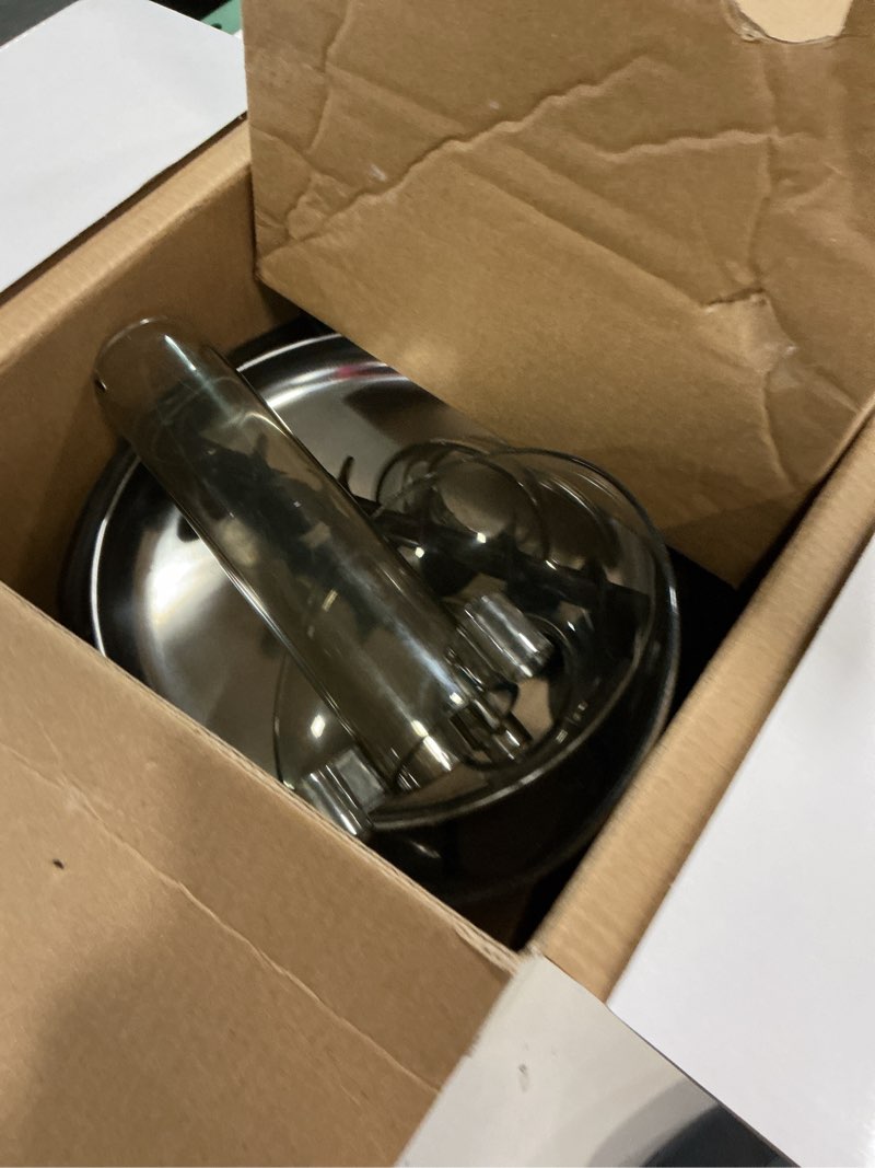 Condition photo showing As Is for Nostalgia 3 Tier Chocolate Fondue Fountain 24 Oz Electric Fondue Machine  Black