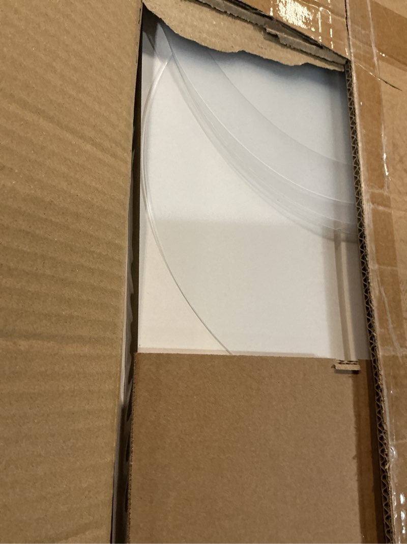 Condition photo showing Good Condition for 3 pack portable white cylinder stands for party, 31.5", 23.6", 15.7" height foldable cardboard tall cake pedestal stand flower floral pillar table stand, cilindros para fiestas redondos blancos for wedding parties