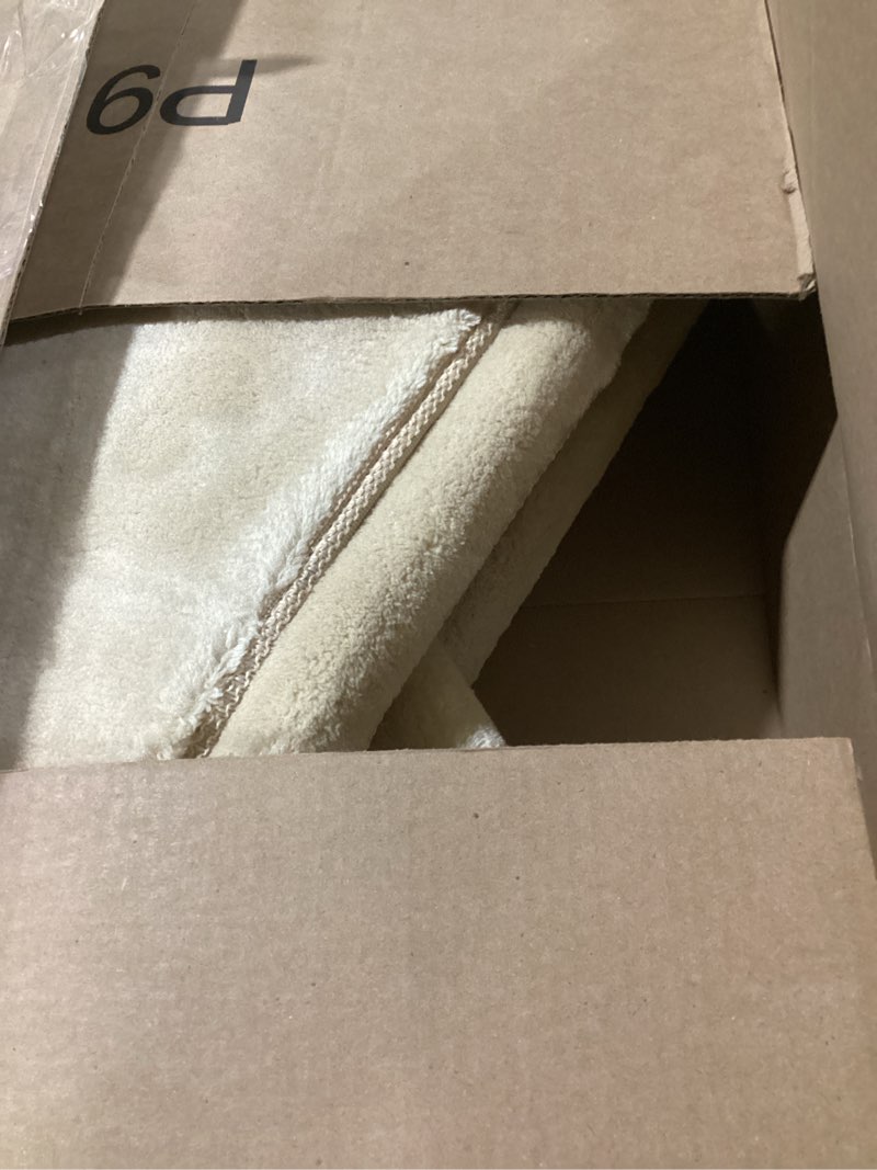 Condition photo showing Good Condition for PURE ERA Carpet Stair Treads Ultra Plush 9.5" X 30"Soft Bullnose Indoor Stair Protectors Pet-Friendly Non-Slip Skid Resistant Tape Free Washable Reusable(2 Pieces,Beige) Beige 2 Pieces with Bullnose