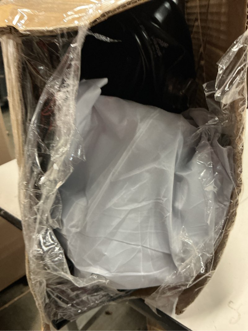 Condition photo showing As Is for OhGeni Queen Air Mattress with Built in Pump, Inflatable Blow Up Mattress 18 Raised Comfort,Upgraded Surface Portable Mattress, Air Bed for Camping, Home and Guest, Colchone Inflable, 650 lbs Max Queen 18''Black(Easy Access Height)