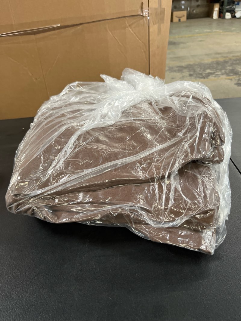 Condition photo showing Good Condition for european linen duvet cover, king/cal king, espresso