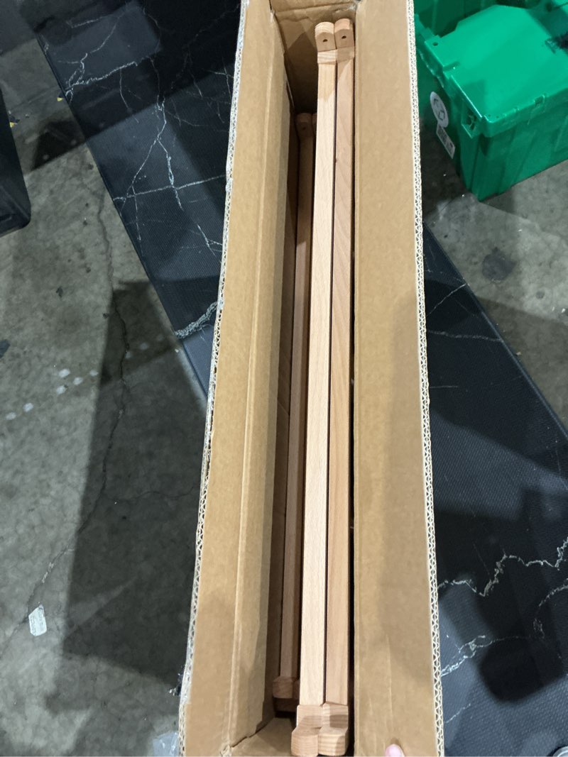 Condition photo showing Good Condition for meeden folding large print rack - wooden art storage rack - artist storage and display rack for canvas artwork prints frame panels art gallery shows studios