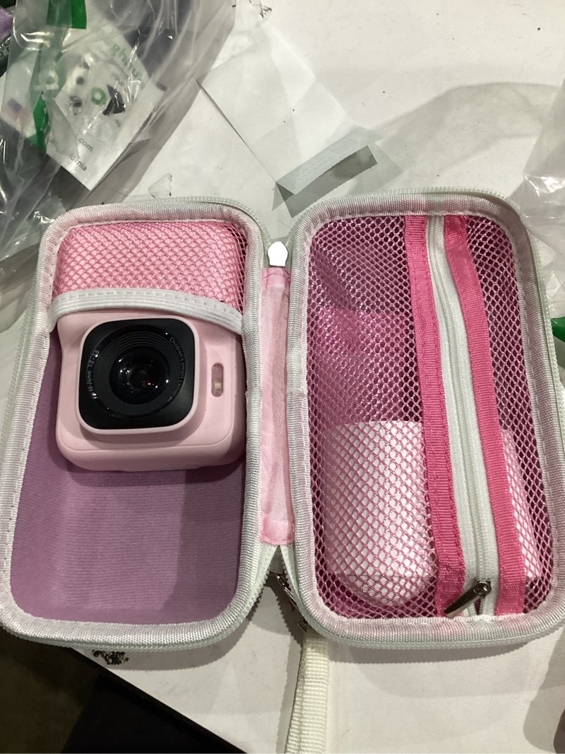 Condition photo showing As Is for Grapsa Case Compatible with DYLANTO for ESOXOFFORE for ETIKEZ for YTETCN for DUDUDRAGON Instant Print Camera, Kids Camera Storage for Accessories (Box Only) (Single Case, Pink) Pink Single Case