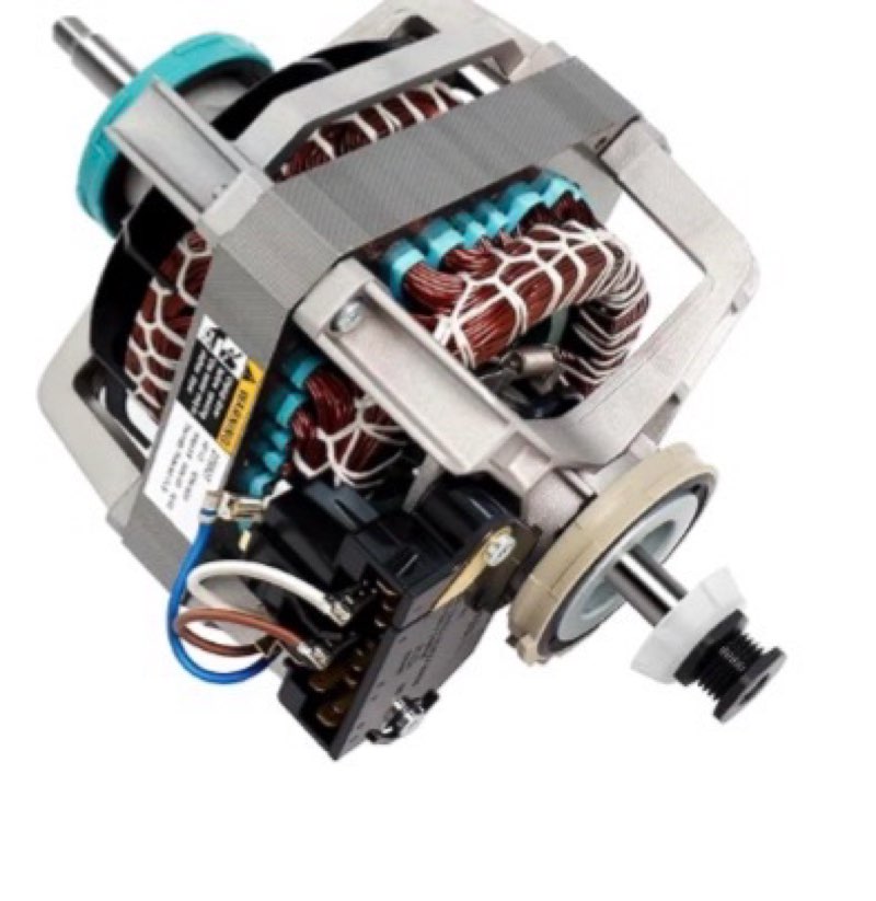 0EM 279827 Dryer Drive Motor with Pulley (Upgraded Blower Shaft Length) by puxyblue - Compatible with MayTag Kitchenaid Kenmore Whirlpool Dryer Motor Replaces AP3094245, EAP334304, PS334304,W10194250