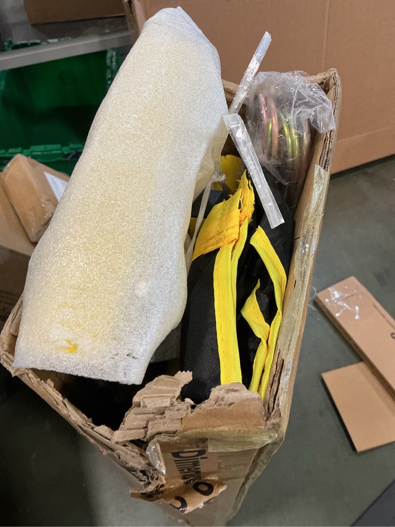 Condition photo showing Good Condition for 12x6 FT Soccer Goal with Precision Target – Portable Soccer Net with Removable 10-Hole Target, Portable Design, Quick Setup, Ground Stakes & Collapsible Frame for Indoor/Outdoor Training Soccer Goal Trainer