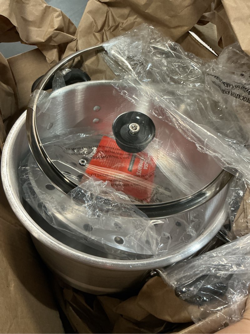 Condition photo showing Good Condition for IMUSA USA MEXICANA-410 Aluminum Steamer with Glass Lid 10-Quart, Silver, 10Qt