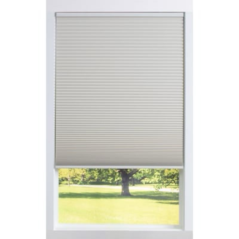 allen + roth 65.5-in x 60-in Ivory Room Darkening Blackout Cordless Cellular Shade Item #2604971 | 