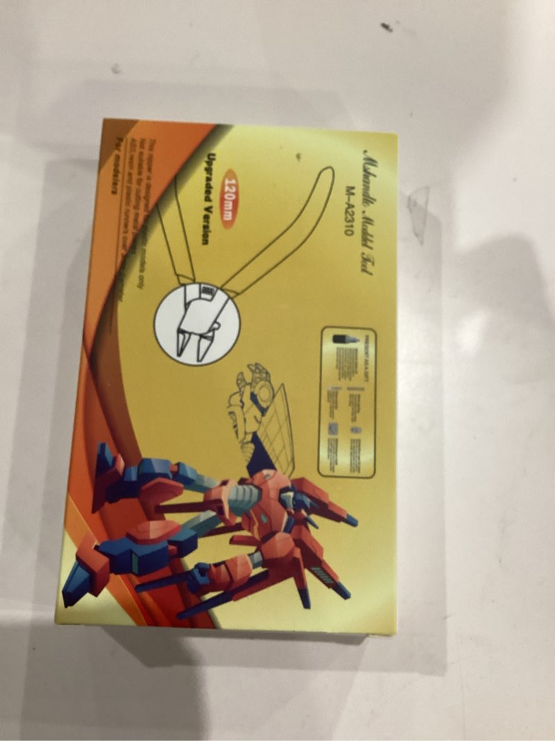 Condition photo showing New/Like New for Model Nippers 4.7" Ultra Thin Single Blade Gundam Nippers, Sprue Cutter Hobby Nippers, Model Kit Nippers for Plastic Gunpla Model Building Gift Box with Protective Cover & Spring Extra-thin (Iron Box)