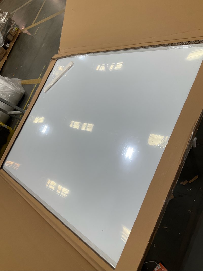 Condition photo showing Good Condition for amazon basics magnetic whiteboard/dry erase board, 36 x 48-inch, aluminum frame, silver/white silver/white 36 x 48-inch