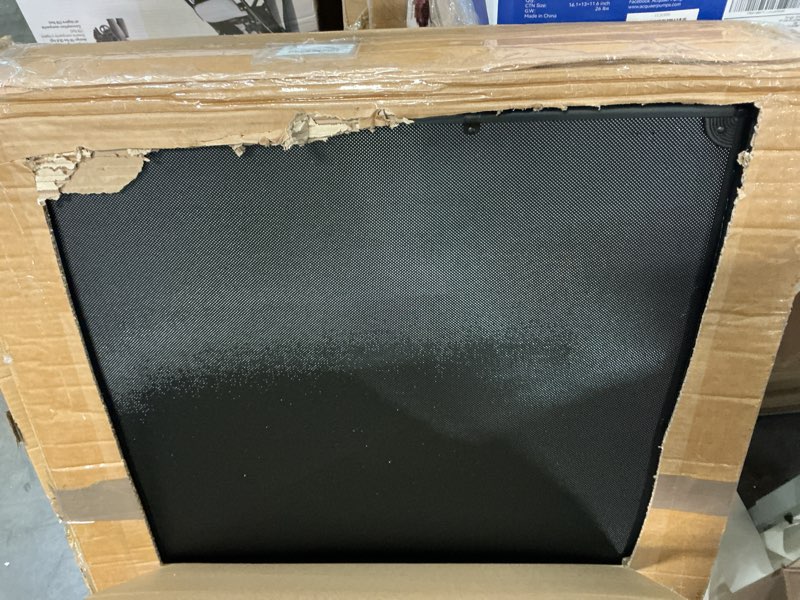 Condition photo showing New/Like New for 36"x24" led trade show display case portable aluminum sports card table top display case frame clear acrylic showcase cabinet box with lock for trading cards jewelry collectibles (black)