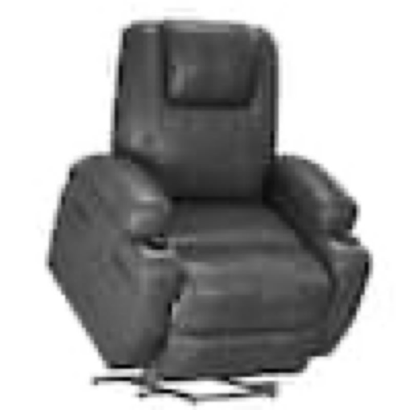 Electric Power Lift Recliner Chair (Leathaire) with Massage for Elderly, Single Sofa with 2 Cup Holders Side Pockets