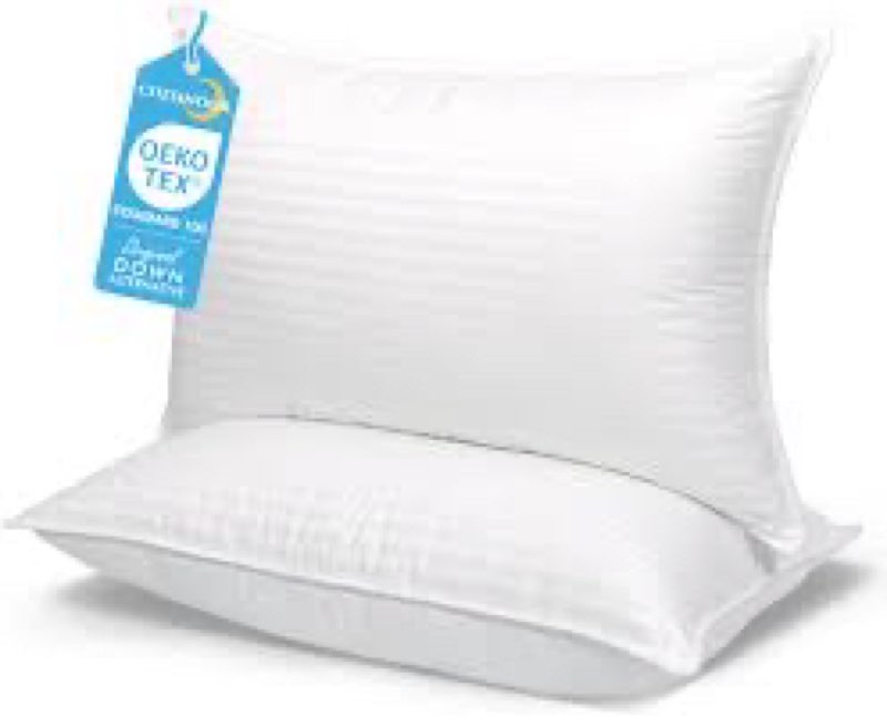 COZSINOOR Bed Pillows for Sleeping Queen Size - Hotel Quality Set of 2 - Breathable Down Alternative