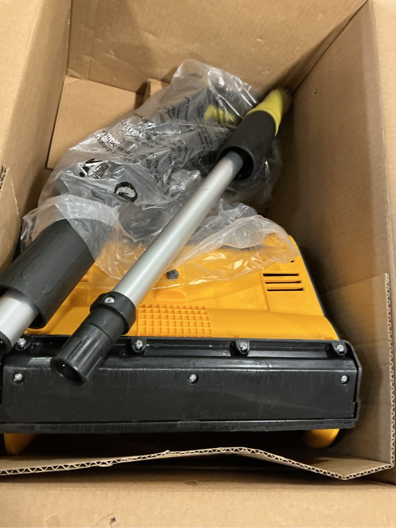 Condition photo showing Good Condition for Cordless Snow Shovel Compatible with DeWalt 20V Battery, 12" Electric Snow Blower with 20FT Max Throw & Adjustable Handle & Safety Switch, Snow Thrower for Driveway, Deck, Patio, Steps (NO Battery) Yellow