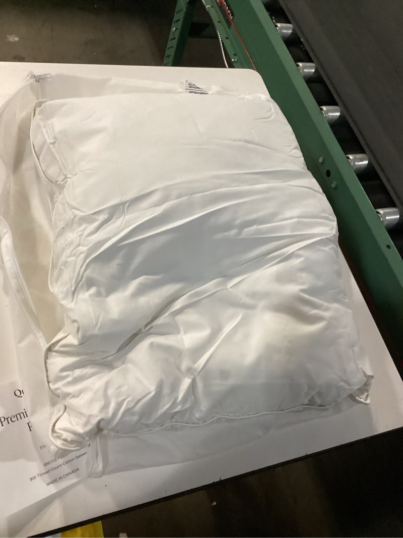Condition photo showing New/Like New for quince premium down pillow standard