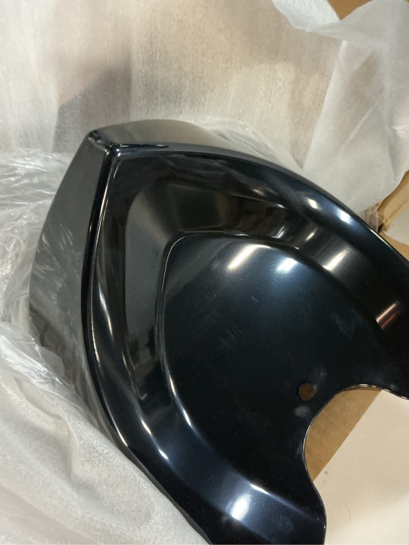 Condition photo showing New/Like New for motorcycle lower front chin spoiler fairing cover air dam fit for harley touring softail fatboy dyna 2004-2024 gloss black