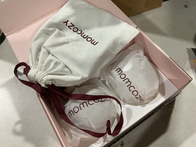 Condition photo showing Good Condition for momcozy m5 lite hands-free wearable breast pump, doublefit flange for baby-like comfort, 3 modes & 9 suction levels, no flange insert or hard carry case, 24mm, 2-pack, cozy red lite-limited version cozy red
