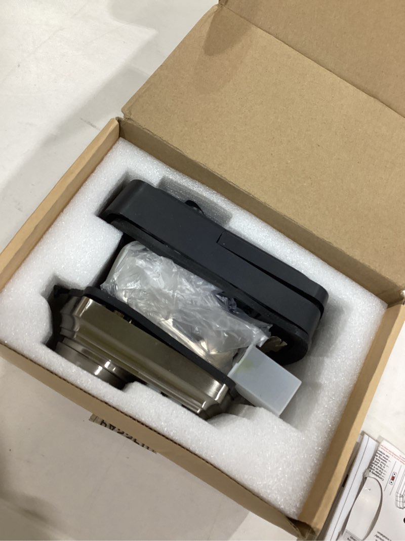 52HZ Fingerprint Door Lock, Keyless Entry Door Lock with Code, Voice Guidance Electronic Keypad Dead