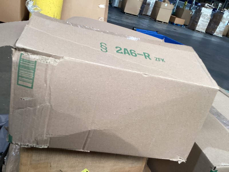 Condition photo showing As Is for gray heavy duty outdoor cover