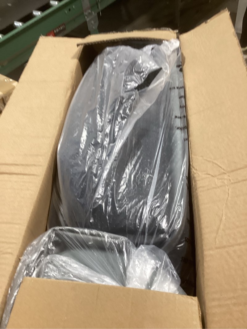 Condition photo showing New/Like New for kocaso full body massage mat with heat, electric massage mat chair pad back/neck/foot massager, detachable lumbar& head pillow w/ 2 earplugs-vibration & kneading for stress relief/gift 76.38x20.47x5.9 inch gray